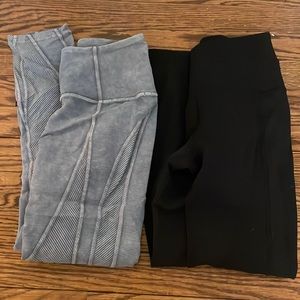 cute blue/grey ish lulu leggings-